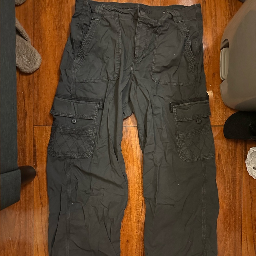 American Eagle stretch cargo pants size 12